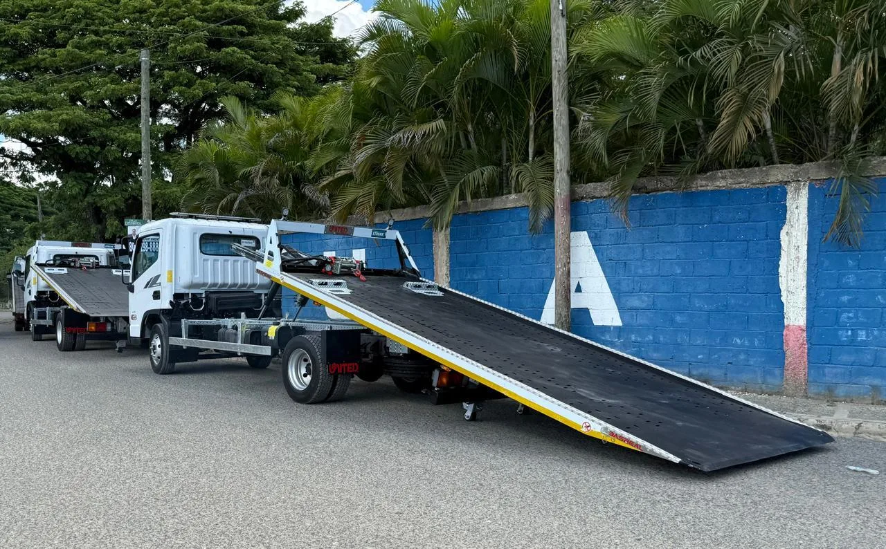 Plataforma inclinable para carga y traslado de vehículos
